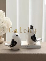 BLACK AND WHITE LOVER BIRD