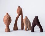 Abstract Earthy Ceramic Sculpture Set - Image 2