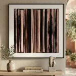 Black & Silver Abstract Wall Art