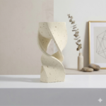 Twisted Ceramic Candle Holder