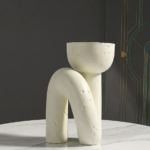 Abstract Ceramic Candle Holder