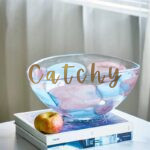 Abstract Painted Glass Vase - Image 4