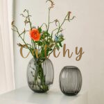 Ribbed Glass Vase - Image 5