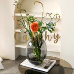 Ribbed Glass Vase - Image 3