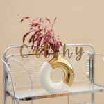 Luxury Ring Ceramic Vase - Image 3