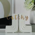 Modern Ceramic Bookends