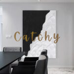 3D Textured Abstract Wall Art - Image 3