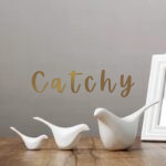 White Ceramic Bird Decor