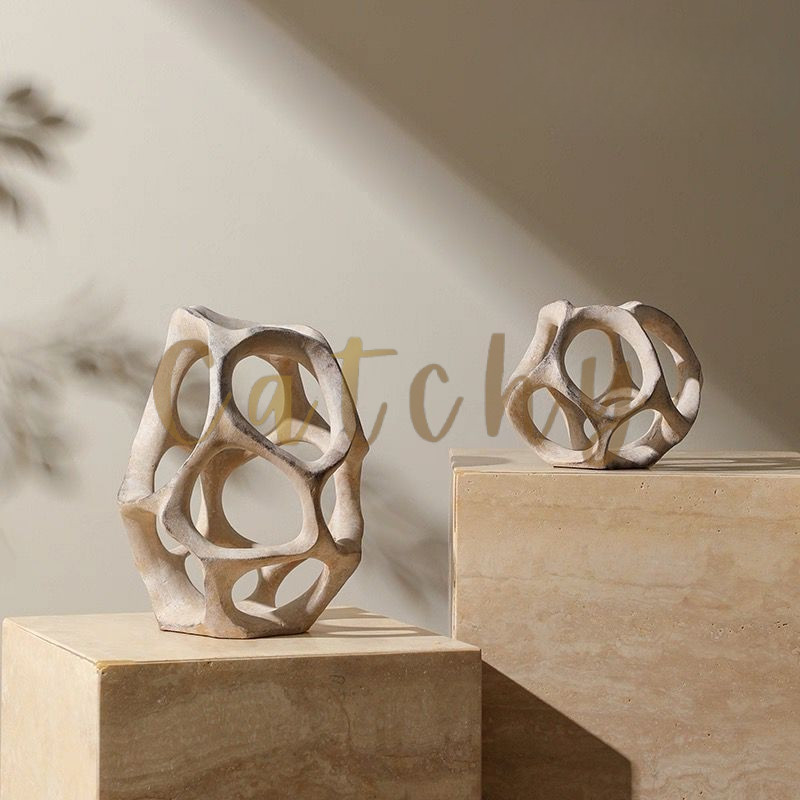 d68c759e-84e7-4cb7-959a-87155bd5316e Abstract Hollow Sculpture Set - Image 1