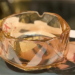 A stylish decorative glass