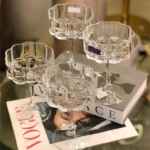 A refined decorative glass