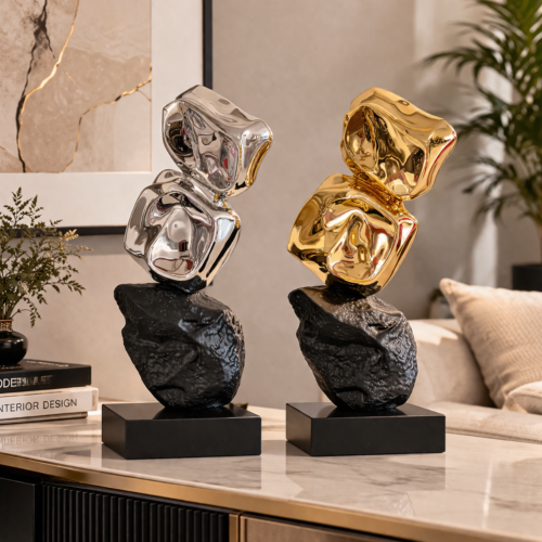 A striking contemporary sculpture