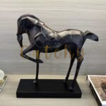 Abstract horse ornament