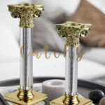 Aurelius Roman Column Candle Holder