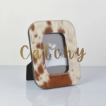 Hair Leather Photo Frame