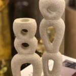 A bold abstract sculpture