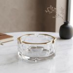 A refined decorative glass