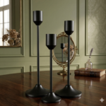 A luxurious gold candle