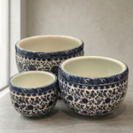 A luxurious glass pots