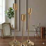 A luxurious gold candle - Image 2