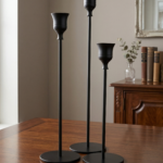 A luxurious gold candle