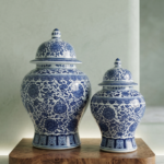 A luxurious glass vase