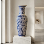 A luxurious glass vase