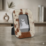 Hair Leather Photo Frame