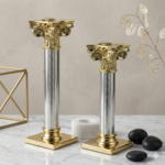 Aurelius Roman Column Candle Holder