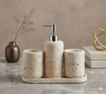 A minimalist bathroom accessories