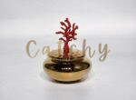 Crimson Tree Trunk Vase - Image 2