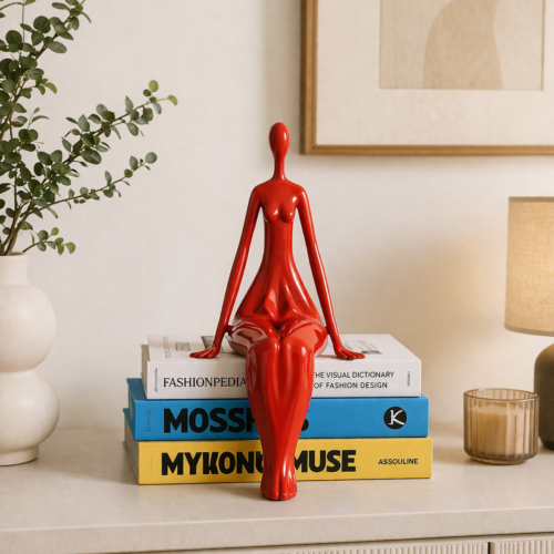 A striking contemporary sculpture