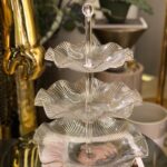 Tier Glass Serving Stand
